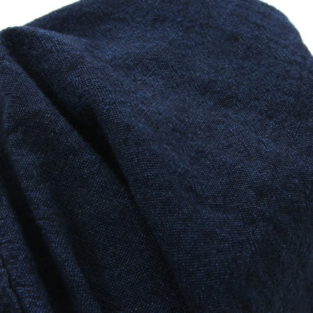 UES - Indigo Pullover Shirt - Side Pocket - Cat Eye Buttons - Indigo 512101