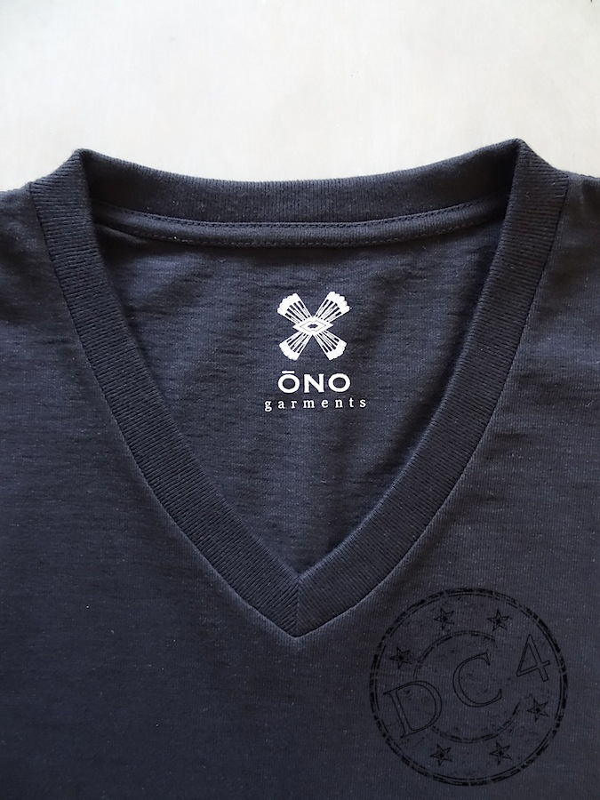 ŌNO - garments - Tsuriami-ki - Loopwheeled - V-Neck T-Shirt