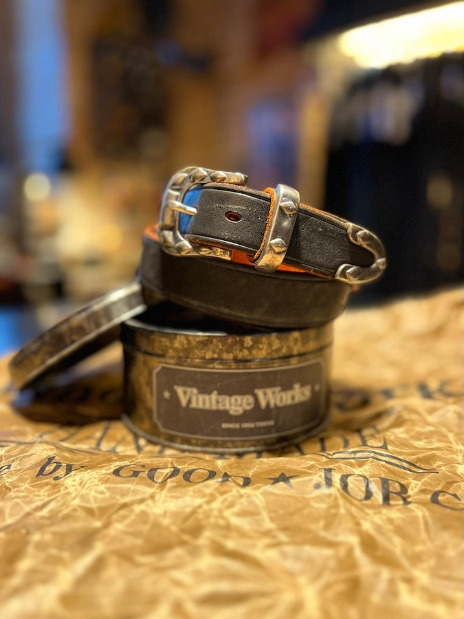 DH5740 CHASIN - Handmade Belt - Teacore Leather - Black