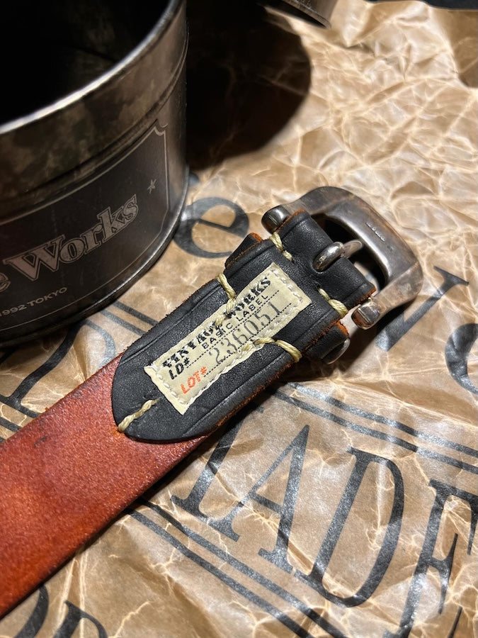 Handmade leather belts from Tokyo