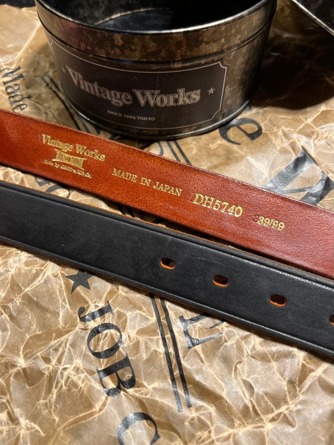 DH5740 CHASIN - Handmade Belt - Teacore Leather - Black