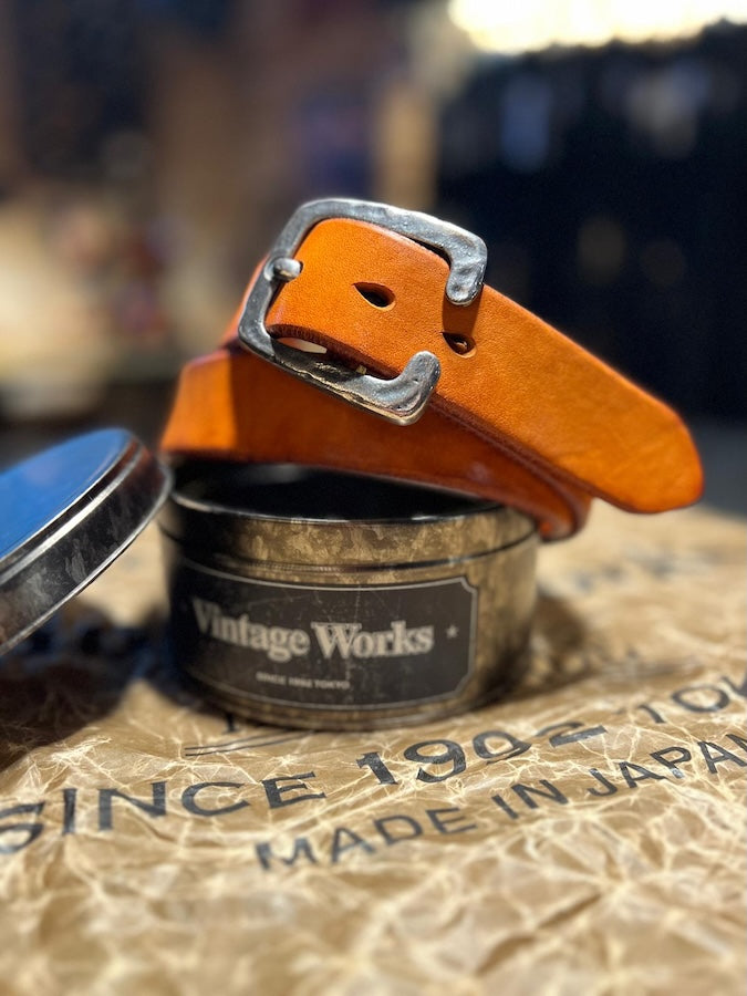Handmade leather belts from Tokyo