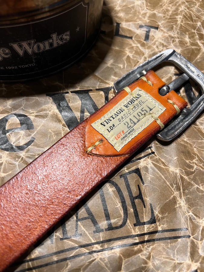 Handmade leather belts from Tokyo