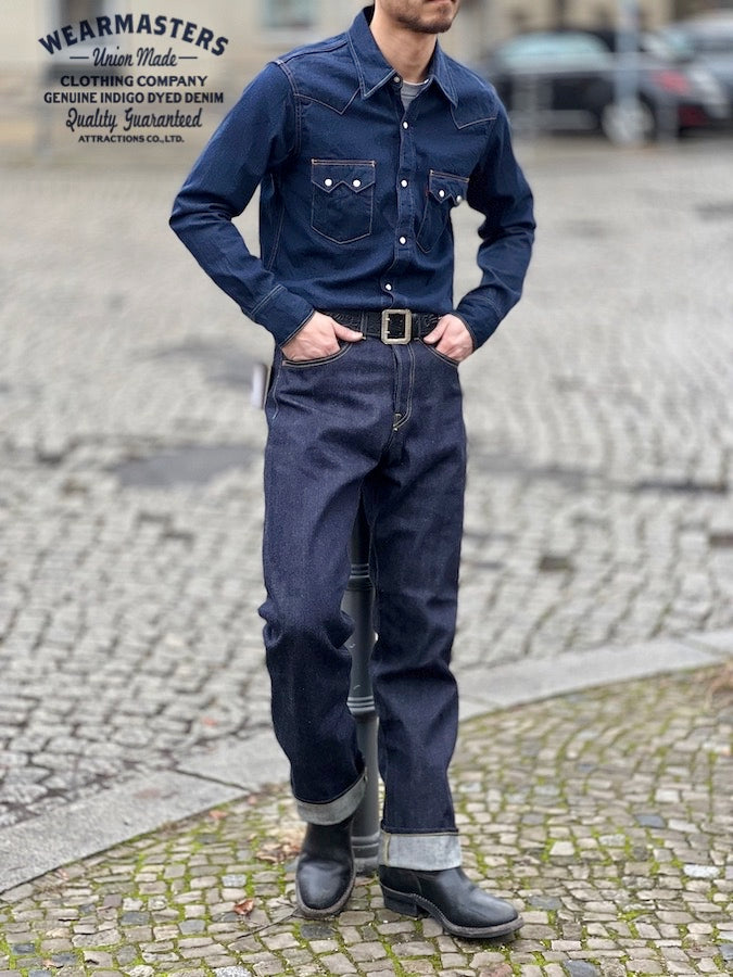 WEARMASTERS by Attractions - Lot.100 Denim Pants - 13.7oz Raw Selvedge Denim - Regular Straight