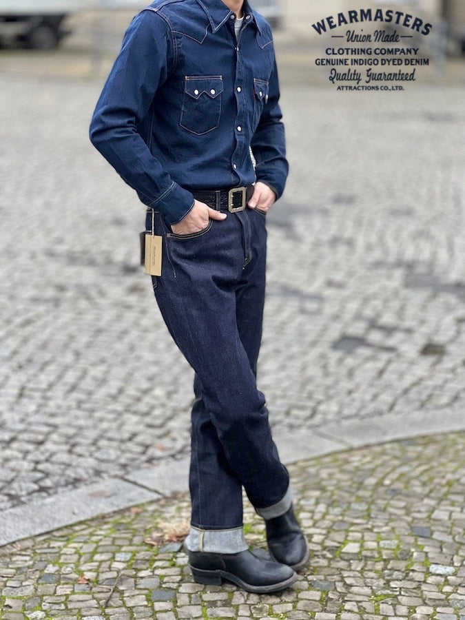 WEARMASTERS by Attractions - Lot.100 Denim Pants - 13.7oz Raw Selvedge Denim - Regular Straight