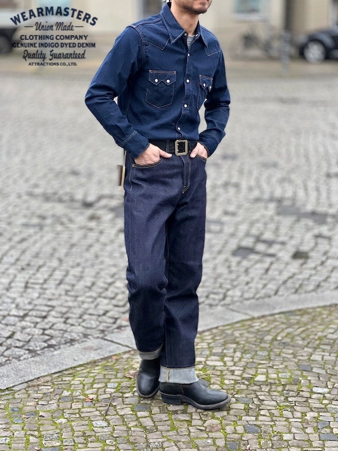 WEARMASTERS by Attractions - Lot.100 Denim Pants - 13.7oz Raw Selvedge Denim - Regular Straight