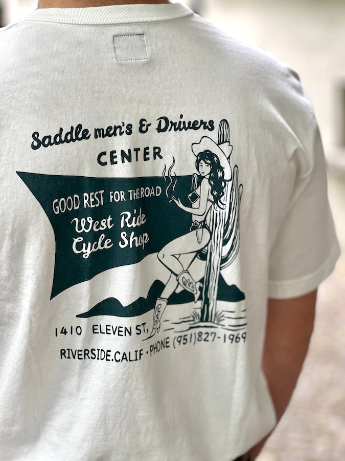 West Ride - “ TEXAS SMOKE ” - Heavyweight T-Shirt - White