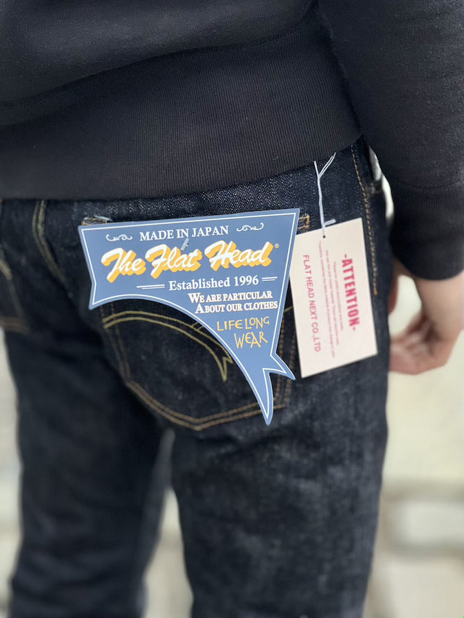 THE FLAT HEAD - 3002 - Tight Tapered - 14.5oz Selvedge Denim - U.S. Texas Cotton