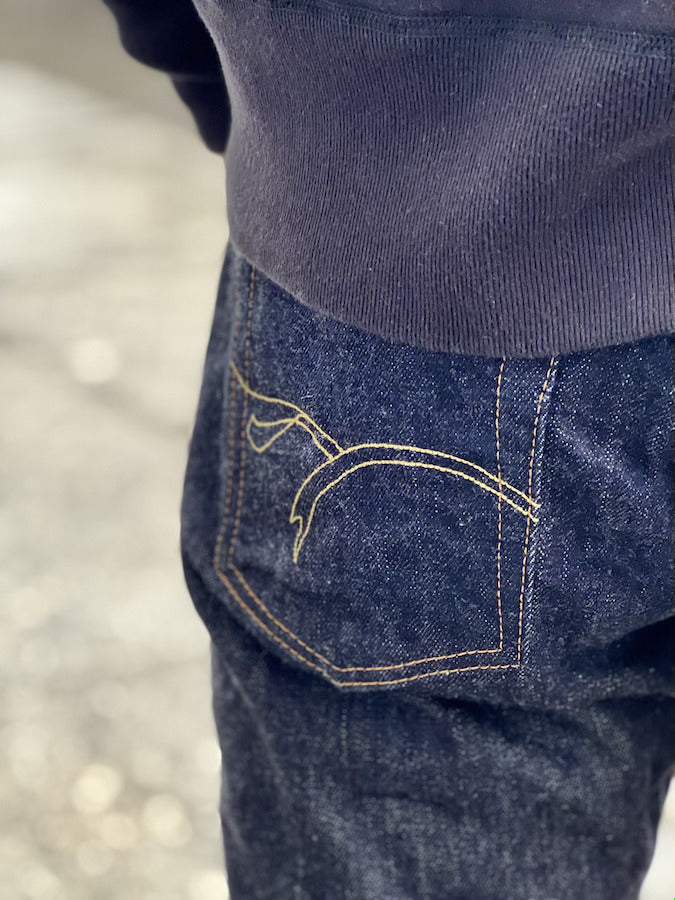 THE FLAT HEAD - 3002 - Tight Tapered - 14.5oz Selvedge Denim - U.S. Texas Cotton