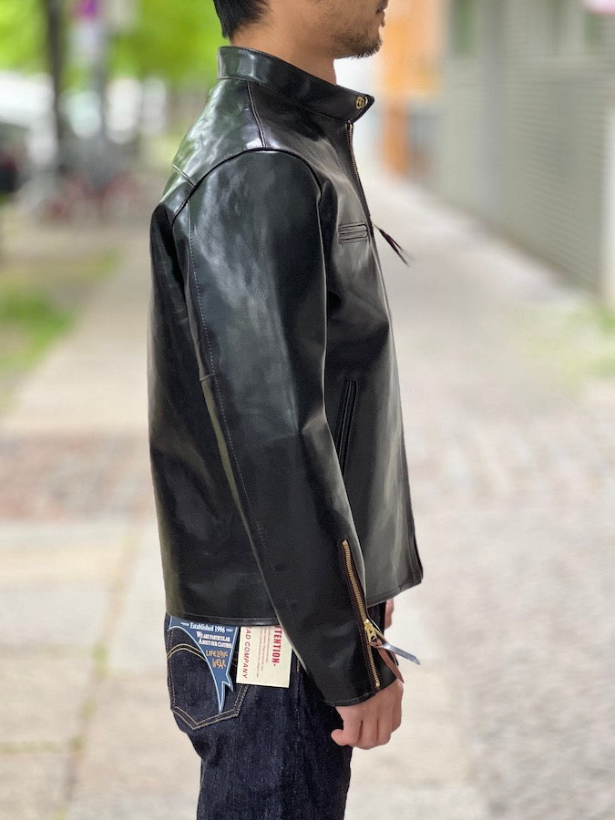 VINTAGE Horsehide Light - Single Riders Jacket - PR-64 - Black