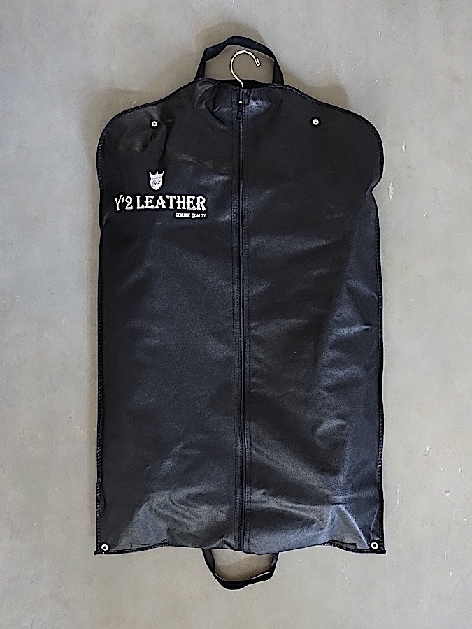 Y'2 LEATHER - LB-140 - ANILINE HORSEHIDE- 1st TYPE G ジャン Leather Jacket - Black