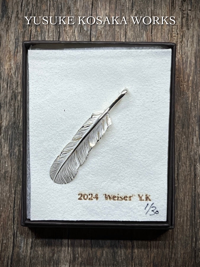 YUSUKE KOSAKA WORKS  "WEISER"  SILVER FEATHER