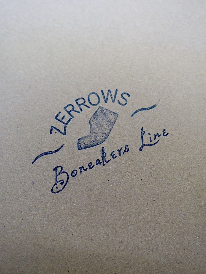 ZERROWS - BONEAKERS LINE - SW6 Boots - Brown OILED SCRATCH Leather - 6 inch Height