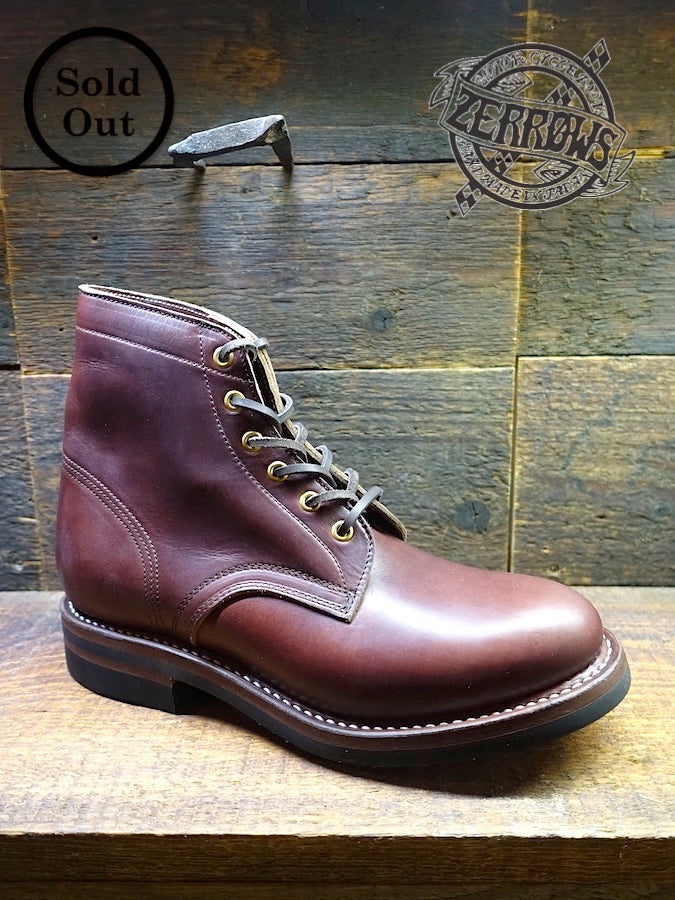 ZERROWS - BONEAKERS LINE - SW6 Boots - Timber HORWEEN CHROMEXCEL Leather - 6 inch Height