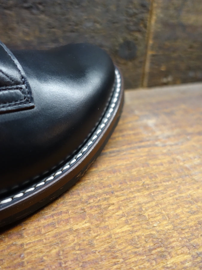 ZERROWS x DR.SOLE originals  * Limited Model * BONEAKERS LINE - SW4 Boots - Black HORWEEN CHROMEXCEL Leather - 4 inch Height