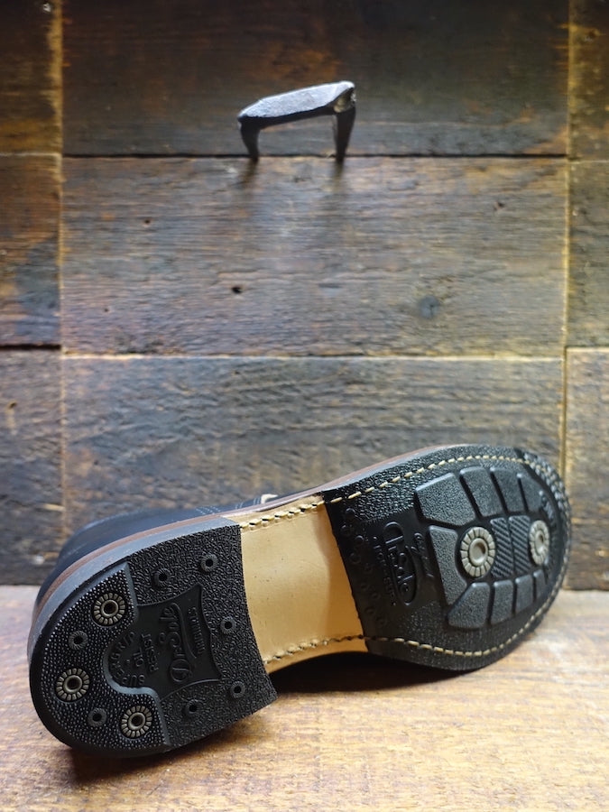 ZERROWS x DR.SOLE originals  * Limited Model * BONEAKERS LINE - SW4 Boots - Black HORWEEN CHROMEXCEL Leather - 4 inch Height