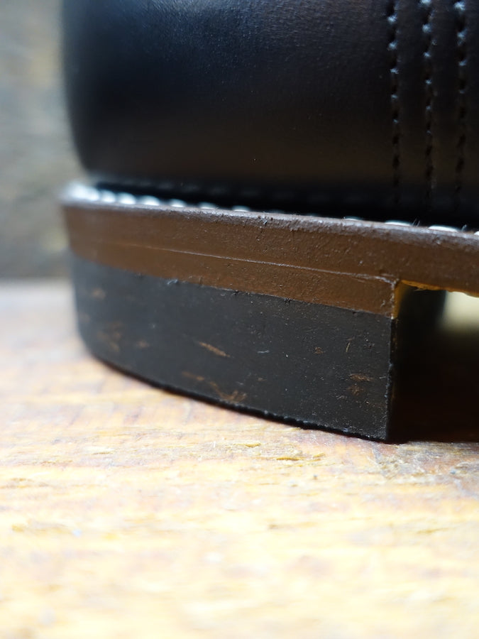 ZERROWS x DR.SOLE originals  * Limited Model * BONEAKERS LINE - SW4 Boots - Black HORWEEN CHROMEXCEL Leather - 4 inch Height