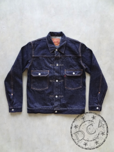 FULLCOUNT - 2870W - Type II Jacket - 13.7oz Selvedge Denim - 100% Zimbabwe Cotton - Tight Fit - One Washed