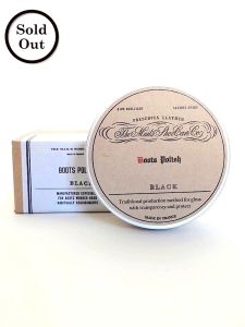 The Mails Shoe Care Co. - Black Polish Wax - Clinch Boots