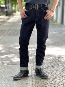 FULLCOUNT - 1110 XX-W - Tapered Middle Straight - 100% Zimbabwe Cotton - 15.5oz Selvedge Denim - One Washed