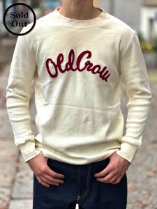 OLD CROW by Glad Hand & Co. - "55" - L/S T-SHIRTS - Ivory