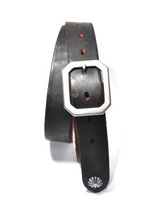 VINTAGE WORKS - DH5726 CH-3 Chasin - Handmade Belt - Teacore Leather - Black 
