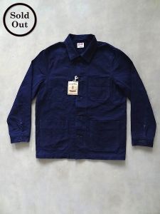 ONI Denim - 03100-HOX-ID - Heavy OX - Indigo Workwear Jacket - Sulphur Dyed 