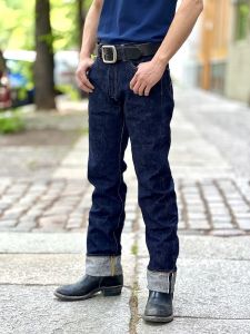 Samurai Jeans - SA051J - 2022 COTTON PROJECT - 17oz DAMASHI Selvedge Denim - HOMEMADE COTTON - Slightly Slim Straight - LOT#022-10