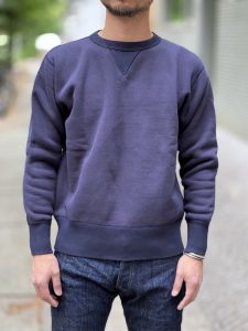 The Strike Gold - SGC001 Heavy Weight Loopwheeled Crew Neck Sweater - 100% Cotton - Navy