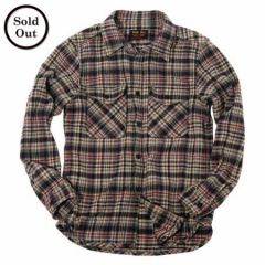 UES - 15.5oz Extra Heavy Flannel Shirt - Navy 502053 - ONE OF THE HEAVIEST FLANNELS !